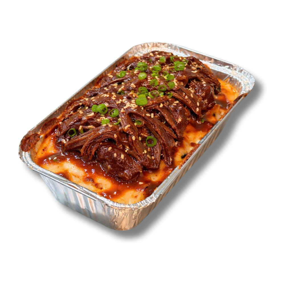 Medium Cheesy Pulled Beef Korean Baked Rice