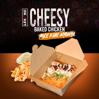 Cheesy Oven Baked Chicken Mee Kari Nyonya