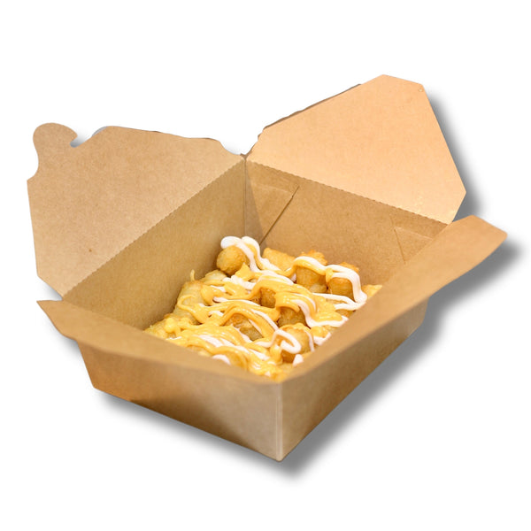 Small Tater Tots with Mayo & Nacho Cheese