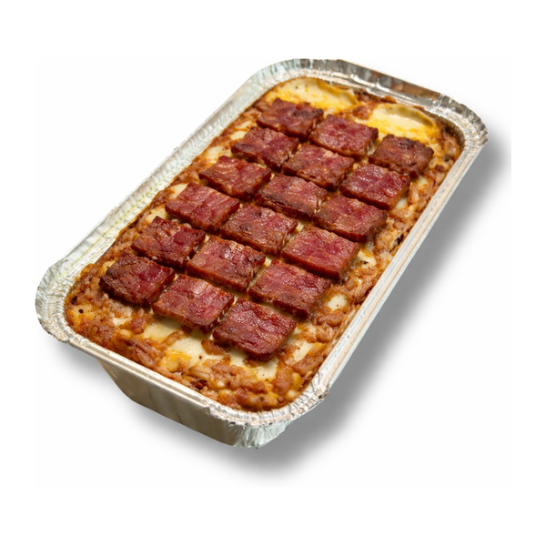 Medium Cheesy Beef Bacon Baked Rice