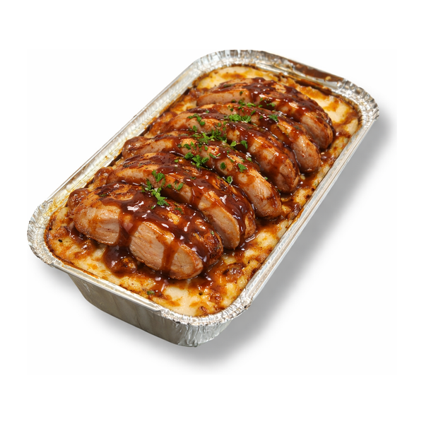 Medium Cheesy Chicken Bbq Baked Rice