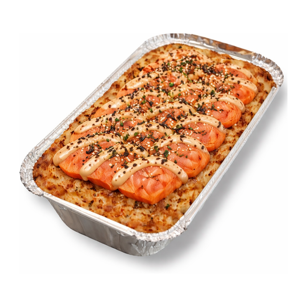 Medium Cheesy Smoked Salmon Mentaiko Baked Rice