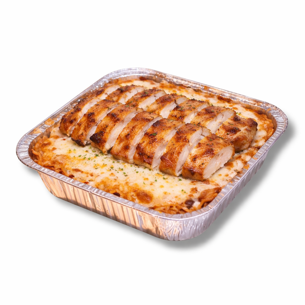 Large Cheesy Chicken Baked Rice