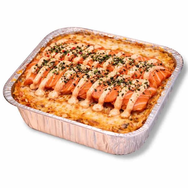 Large Cheesy Smoked Salmon Mentaiko Baked Rice