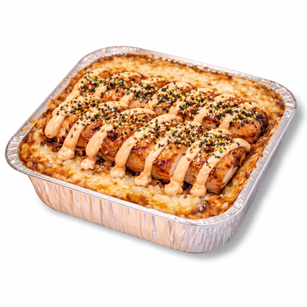 Large Cheesy Chicken Mentaiko Baked Rice