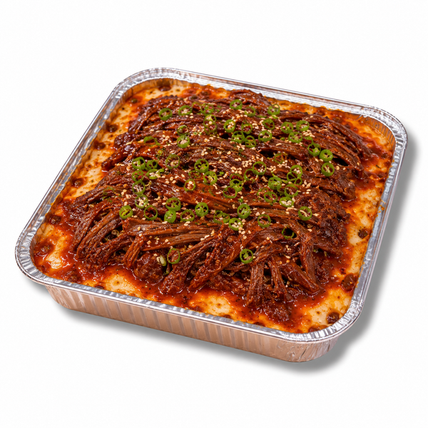 Large Cheesy Pulled Beef Korean Baked Rice